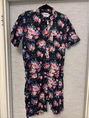 RomperJack Men's Floral Romper, NWT, Size L, #2320